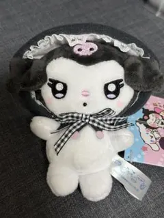 クロミ ぬいぐるみ マスコット PINK&BLACKボンネット