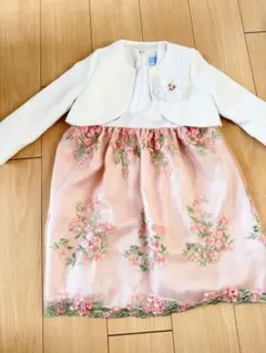 フォーマルドレスセット ピンクとホワイト　入学式