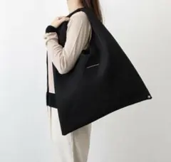 MM6バッグＬサイズ　メッシュ　ブラック　黒 ジャパニーズバック