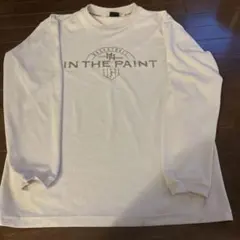 IN THE PAINT 長袖プラクティスシャツ ホワイト Lサイズのサムネイル