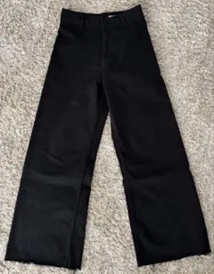 ZARA ブラック ワイドレッグデニム EUR 38