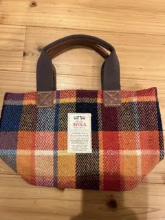 グレディブリリアン店舗購入 ジュート トートバッグ チェック柄 - メルカリ
