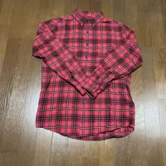 ユニクロ (チェックネルシャツ) Mサイズ