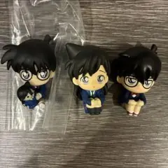 名探偵コナン ぎゅーこっと　 コナン 蘭 まちぼうけ ガチャガチャ3個セット