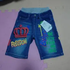 新品　ベビードール　デニム　半ズボン　110　ベビド　BABYDOLL