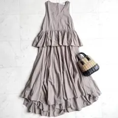 極美品 デイジーリン ノースリーブ バルーンフリルワンピース 現行タグ