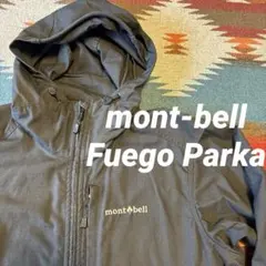 【美品】モンベル　フエゴパーカー　メンズXSネイビー　フレアテクト難燃素材