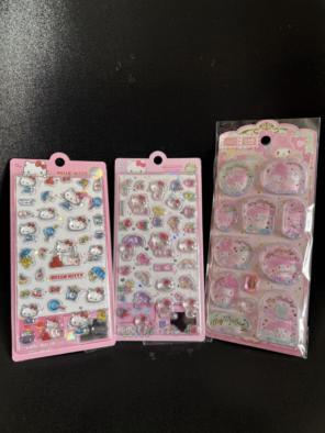 【お買得】正規品キティボンボンドロップシール+ ウォーターシール　3枚セット