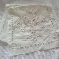 汕頭刺繍ハンカチ スワトウ 未使用新品 白 大判29cm - メルカリ