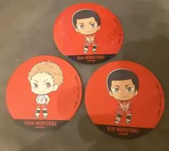 【ハイキュー!!】アニカフェ　コースター　夜久　海　福永