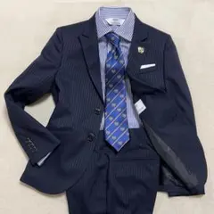 美品　ワルツバイビームスデザイン 男の子 スーツセット ネイビー　140cm