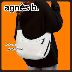 新品❤️ྀི【ホワイト】アニエスベー ショルダーバッグ ボディバッグ #16