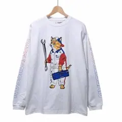 新品　go Slow Caravan 日産　メカニック　とら　猫　長袖 Tシャツのサムネイル