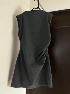 ZARA ワンピース　オータム　ノースリーブ