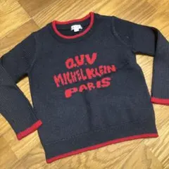 a.v.v MICHAL KLEIN ネイビー レッド セーター 100
