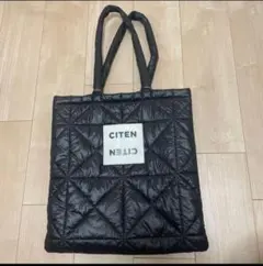 CITEN キルティングトートバッグ 黒