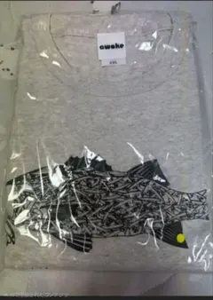 awake Tシャツ XXL グレー 魚プリント