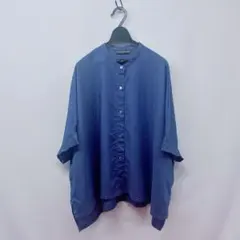 美品 mizuiroind☆ リネン ボーダー バスク シャツ カットソー - メルカリ