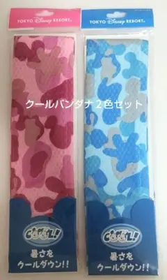 東京ディズニーリゾート　クールバンダナ２色セットのサムネイル