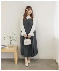 CLETTEオリジナル★サイドプリーツジャンスカワンピース