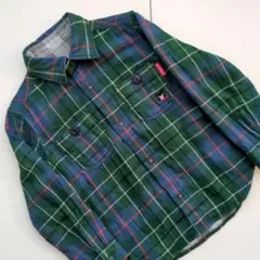 ミキハウス ダブルビー シャツ　 100cm 子供 キッズ 男の子