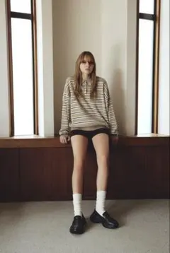 THE TOE Battery stripe bijou shirt - メルカリ