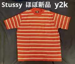 値下！オールドステューシー ポケット Tシャツ M 青・白 ボーダー