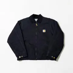 未使用級 カーハート OGデトロイトジャケット ブラック ストーンキャンバス