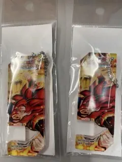 ジャンプフェスタ26 ドッカンバトル キーホルダー ゴジータ4 。2個セット