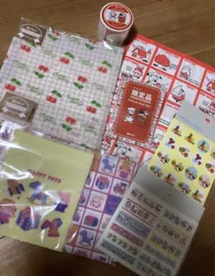 新品＊シモジマ 文具の博覧会限定品付き 文具の博覧会 セット　紙モノ　文具女子