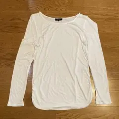 7.ID concept. ホワイト長袖Tシャツ 38