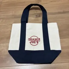 【NY限定】トレーダージョーズ ミニトートバッグ ネイビー　新品未使用