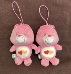 Care Bears ケアベア マスコットチャーム ラブアロットベア 2点セット