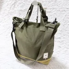 ルコックスポルティフ　トートバッグ　ショルダーバッグ　2way カーキのサムネイル