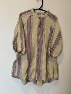 BREEZE 長袖ストライプワンピース 110