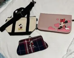 GLOW 付録 ミッキーマウスデザイン トート型ポーチ ミニー スプリング