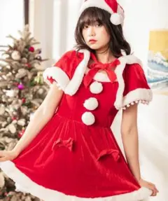 ボディライン サンタ コスプレ 帽子なしのサムネイル