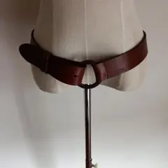 LAUREN ラルフローレン　ブラウン レザー ベルト