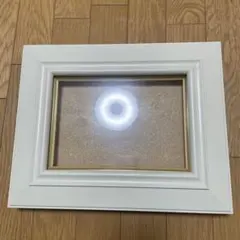 木製二重フレーム　白