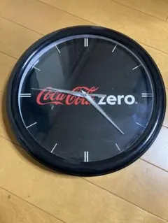 Coca-Cola Zero 掛時計 直径約30cm