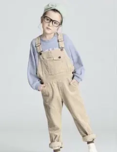 コーデュロイサロペット　サイズ90