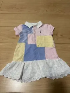 Ralph Lauren パッチワーク ワンピース 12M 80サイズ