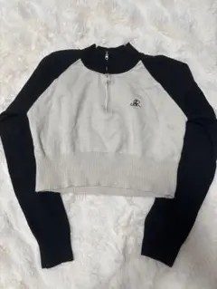 Hude Style ハイネックジップアップセーター