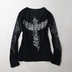 Tornado Mart Cross Feather vkei ロンt 英字