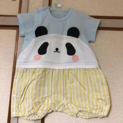 パンダ　ロンパース　70センチ　kids zoo
