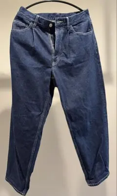 【美品】BEAMS ワイド テーパード デニム S インディゴ 日本製 メンズ