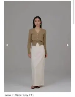 louren】highwaist pencil skirt /ivory/S - メルカリ