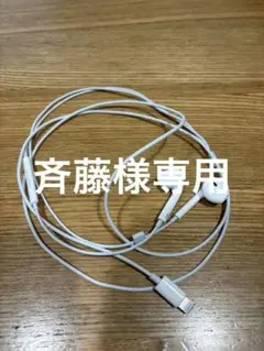 Apple iPhone 純正 EarPods ライトニング イヤホン