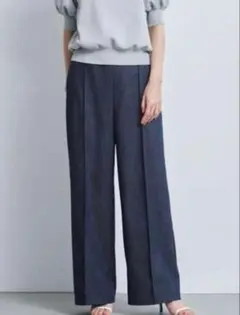 yori♡マリンデニム風ワイドパンツ　34のサムネイル