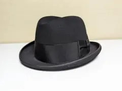 Cavanagh 50sヴィンテージ USA製ホンブルグハット 紺 57cm ブルックスブラザーズ 最高級 ホンブルグハット 50sヴィンテージ